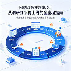 青川建站-网站改版注意事项：从调研到平稳上线的全流程指南