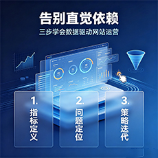 昭化建站-告别直觉依赖：三步学会数据驱动网站运营