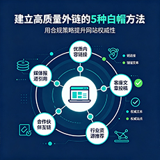 广元建站-建立高质量外链的5种白帽方法